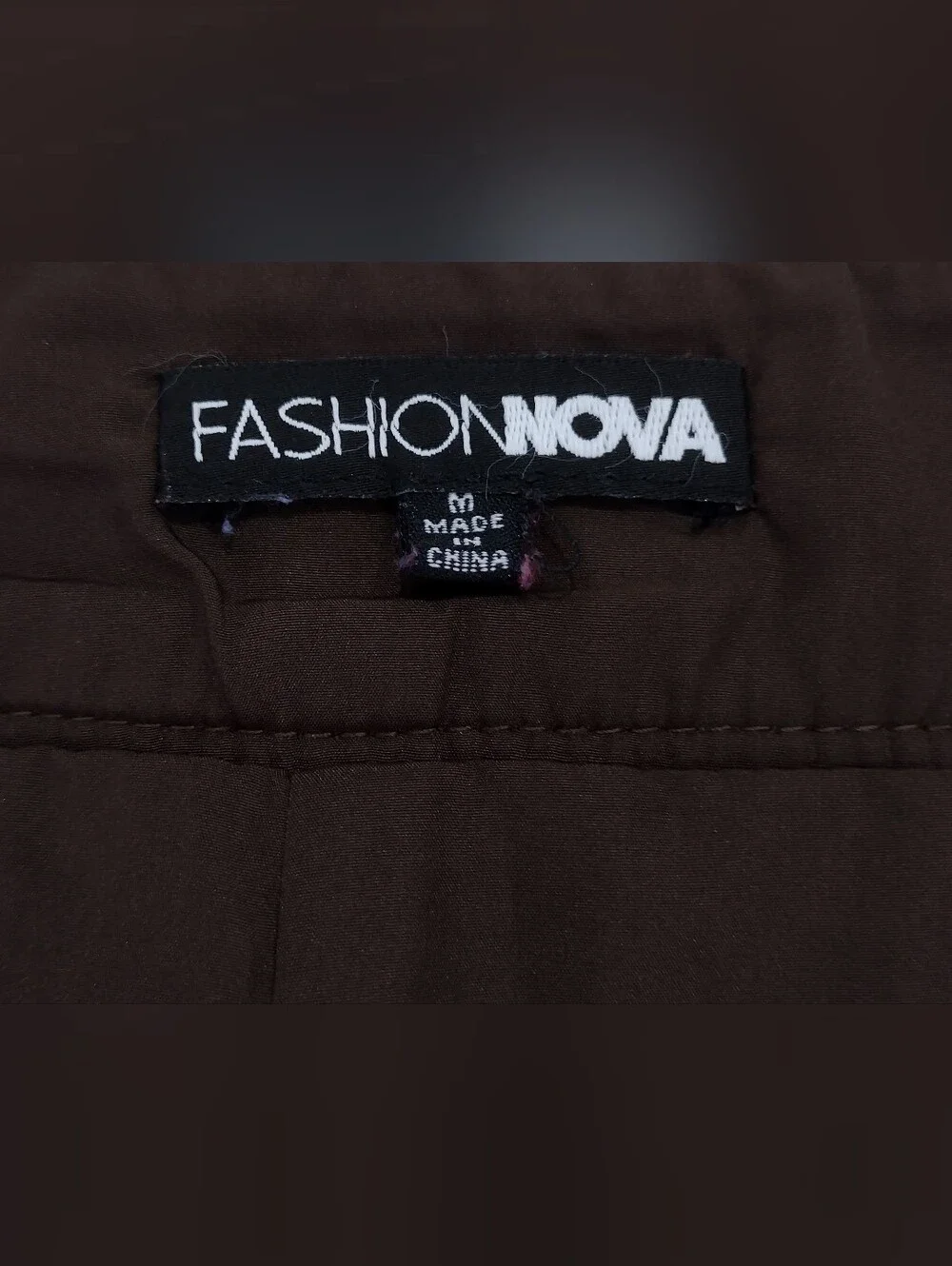 Fashion Nova Sz M  Chocolate Brown Mini Skirt